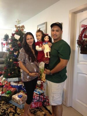 Charles, Michelle, Mila and fetus.jpg